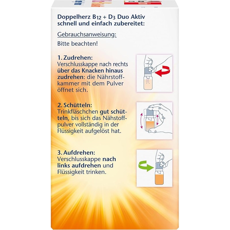 Doppelherz B12 + D3 Duo Active - High Dose with