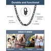 ChainsPro Figaro Chain for Men Women, Men Necklace Chains, 6mm