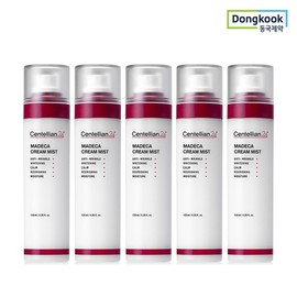 Centellian 24 Madeca Cream Mist 120ml 5 pieces Centella asiatica extract TECA soothing radiance moisturizing nutrition elasticity care whitening no wrinkle improvement / 센텔리안24 마데카 크림 미스트 120ml 5개 병풀추출물 TECA 진정 광채 보습 영양 탄력케어 미백 주름개선 없음