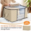Fab totes 6 Pack Clothes Storage, Foldable Thick Fabric Blanket