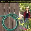 Lifyzoon Garden Hose Holders Mount: Wall Mount Garden Hose Hangers