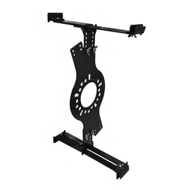 Wheel Fitment Simulator Tire/Rim Fit Size Measuring Mockup Tool, Supports 14 to 20 Inch Wheel Diameters and 7 to 10 Inch Wheel Widths, 4-Lug Metric Wheel Bolt Pattern