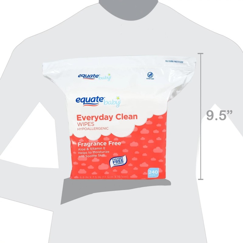 Equate - Everyday Clean - Baby Wipe Refill - Fragrance