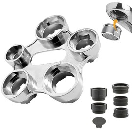 Varkage 6 in 1 Aerator Key, Aerator Key with 1 Set Tap Adapter, Aerator Service Key for Tool Per Replacement Tap Aerator