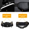 Adjustable Running Belt with Zip Pocket, 2 Water Bottles, 2