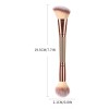 Generic Brocha Cosmética Bronceadora De Doble Punta Para Contornear