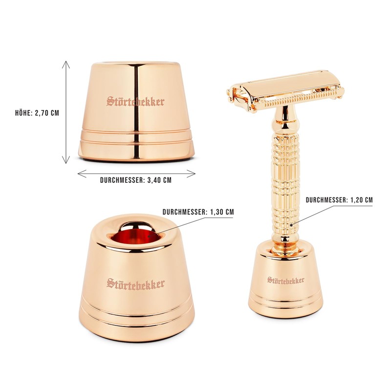 Störtebekker Hamburg Premium Safety Razor Set with Shaving Stand 'Hamburg'