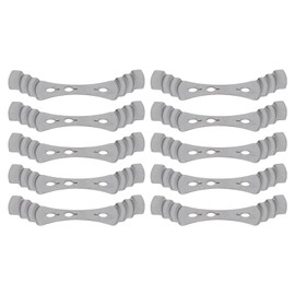 Soporte de mecha de vela ergonómico profesional de 10 piezas para pasatiempos Dispositivo de centrado de mecha de vela de acero inoxidable para el hogar