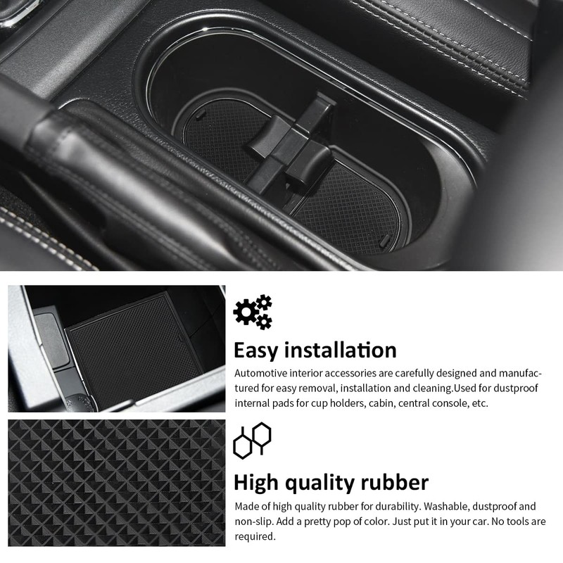 Auovo Anti Dust Mats Compatible with Subaru Forester Accessories 2014-2018
