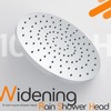AONEON Waterfall Showerhead 10-Inch Large Bathroom Overhead Rainfall Shower Head