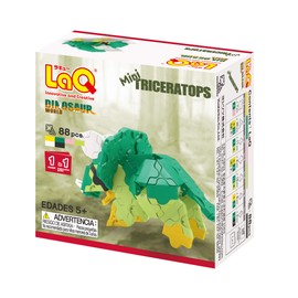LaQ Dinosaur World Mini Triceratops Model Building Kit