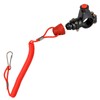 REBEKAMODS Red Emergency Engine Kill Switch with Flexible Cord Tether,