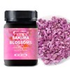 Dried Whole Cherry Blossoms, 0.5oz(14.0g), Natural Dried Sakura Blossoms for