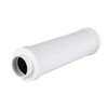 OVO ACCQP-01 Universal Muffler for Central Vacuum Systems, White