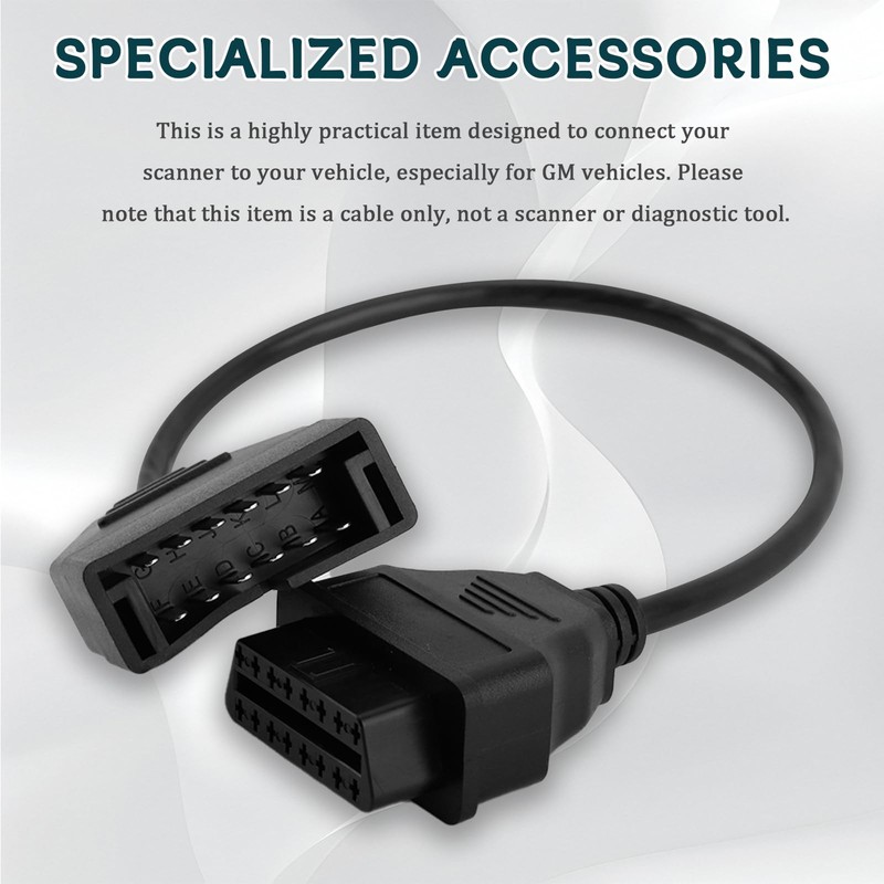 vvag OBD1 Scanner, OBD1 to OBD2 Adapter,15.75" OBD1 12-pin to