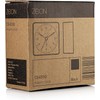 ZEON Bedside Analogue Alarm Clock with Light and Snooze Function,