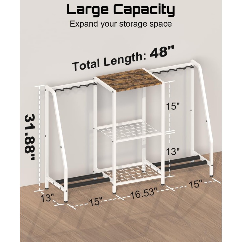Mondazie Double-Side Gun Rack Stand, Vertical Rifle Display Holder with