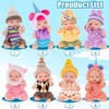 ebuddy 8 Pack Mini Baby Dolls - 4 inch Animal