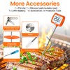 Deep Fry Thermometer - Digital Candy/Candle/Meat Thermometer with Rotatable Large
