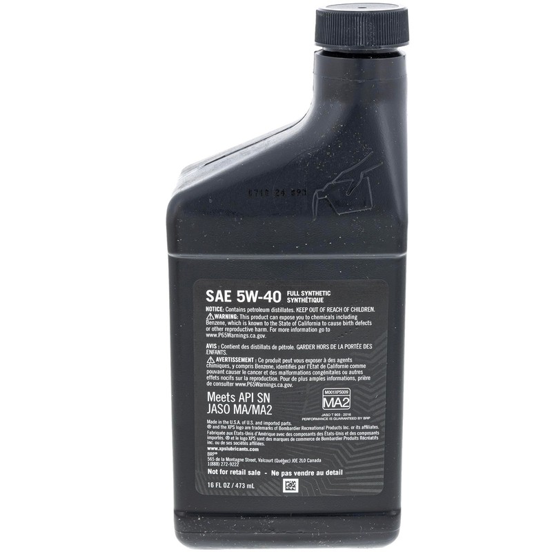 Can-Am New OEM Synthetic Blend Oil Change Kit 5W40 500