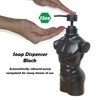 Ceramic Boy Soap Dispenser,Lotion and soap Dispenser Set Refillable Liquid