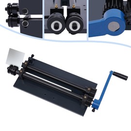 LIYUANJUN Sheet Metal Bender Bead Roller Machine,12Inch Heavy Duty Bending Machine Q235 Steel 45 Steel Manual Bead Roller Tool Set for Vehicle Floor Pans Automotive Industry With 6 Dies Kit