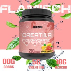 Creatina Monohidratada 1kg Flamish 200 Servicios Sabores                                                                                              