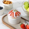MALACASA Ramekins 4 oz Oven Safe, Porcelain Creme Brulee Ramekins