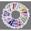 Soimoi Fabric Swatches Samples Bundle, Includes 32 Different Natural &