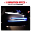 QKLsudua 2pcs Dynamic Sequential Blink Compatible with Be-nz W204 CLA