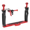 Dual Handle Tray Stabilizer Rig Diving Underwater Camera Housing Tray
