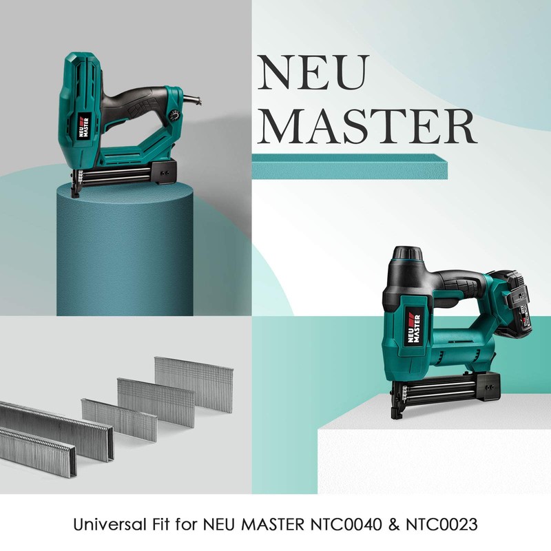 NEU MASTER Heavy Duty 1/4" Narrow Crown Staples and 18GA