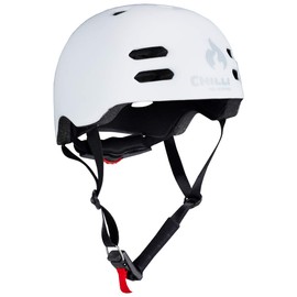 Chilli Pro Scooter Lightweight Inmould Helmet I Size Adjustable I Magnetic Closure I Ventilated for Stunt Scooters I Skateboard I Inline Skates I Bicycle I BMX I Dirt I E-Scooter White L = (58-61 cm)