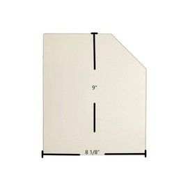 Total Hearth Country Comfort Model 300 Replacement Glass – 8 1/8" x 9" with Cut Corner (Part #7CCDDG) - Pyro Glass