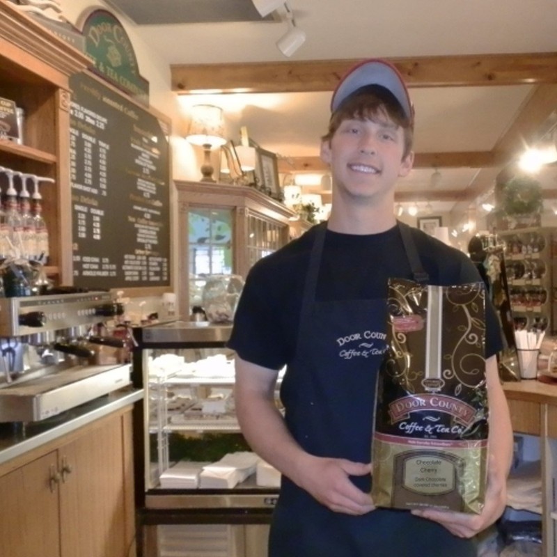 Door County Coffee, Chocolate Cherry, Dark Chocolate and Cherry Flavored