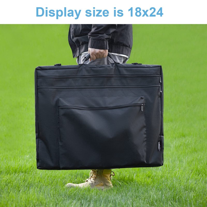JJRING 18x24 Art Portfolio Tote Bag - Large Carrying Storage