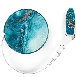 Gerkia Tape Measure Body Measuring Tape ，Colour Printed Small Retractable Soft Tape Measure for Sewing Cloth Fabric Body Measurements，Leather Mini Body Tape Measure