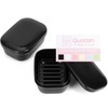 Quatish 2 Pack Travel Soap Container, Portable Soap Holder with
