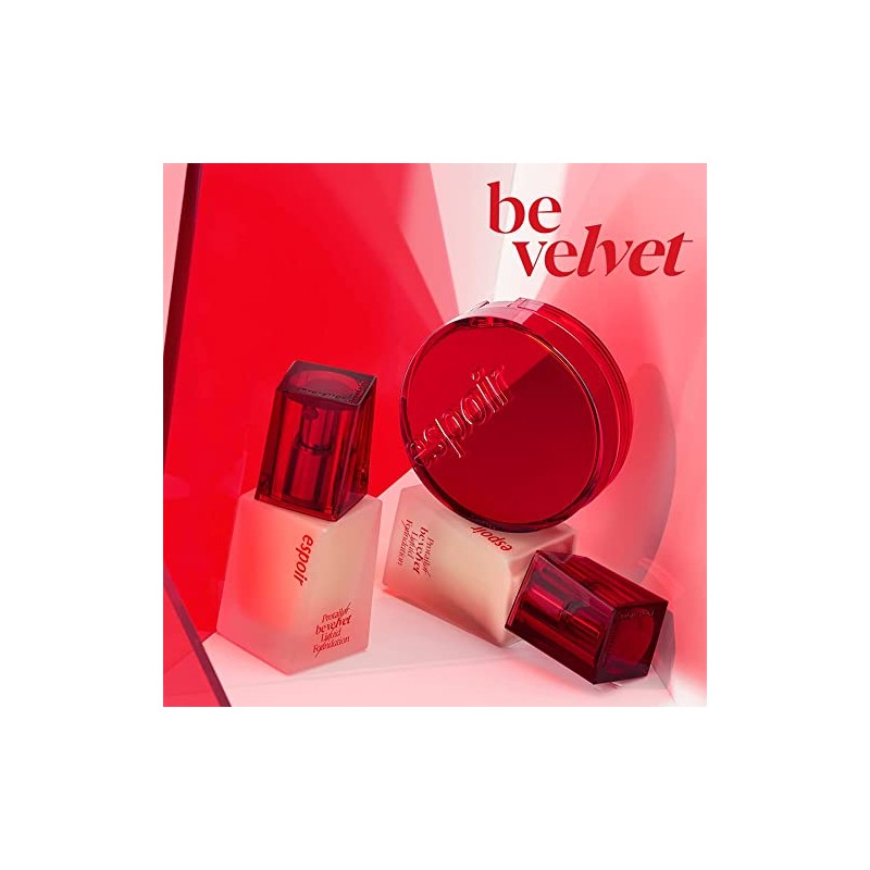Espoir Base Maquillaje Pro Tailor Velvet Spf22 Petal Cobertura Duradera