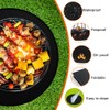 Golgner Fireproof Underlay 100 cm, Round Fireproof Mat, Fire Protection