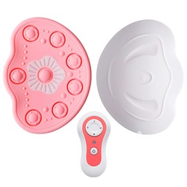 Breast Machine, Red and Blue Light, 4 Vibration Modes, 3 Levels of Vibration Levels, Breastfeeding, Rejuvenated Chest, Beautiful Breasts, Double Breasts, Breast Volume, Electric, Small Chest, Remote Control Included, Massage Machine, Massager, 15 Minute 