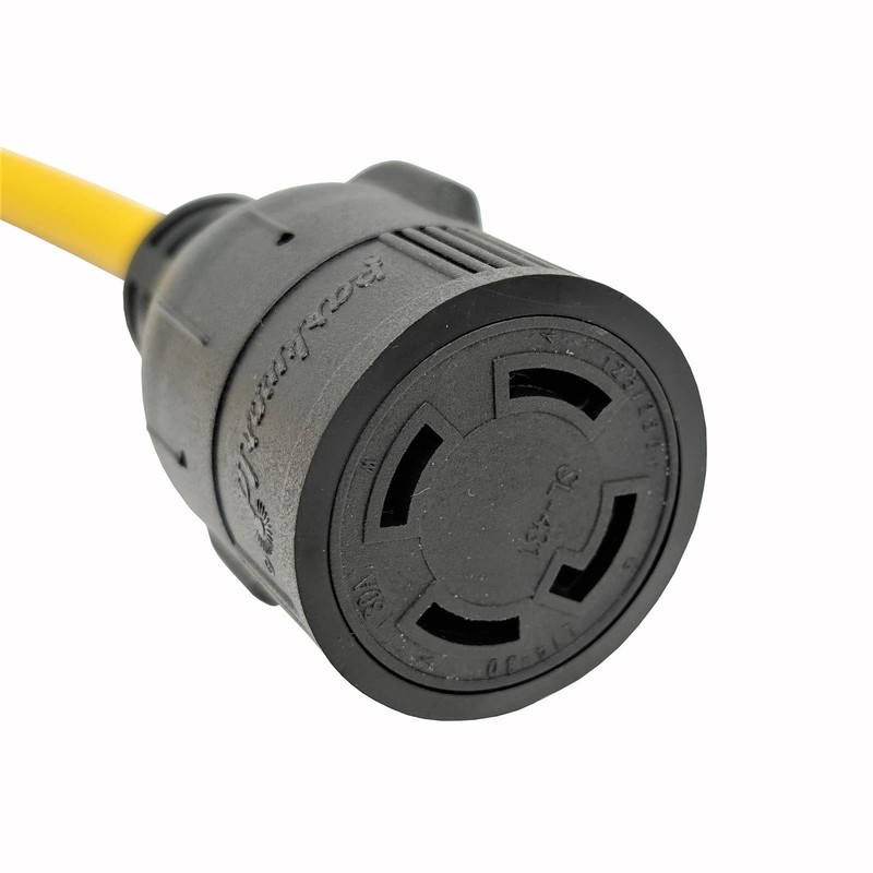 Parkworld Adapter Cord NEMA 5-15 Male Plug to Locking L14-30