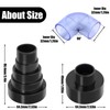 Vacuum Adapter Hose Pipe Kit, A/C HVAC Drain Lines, for