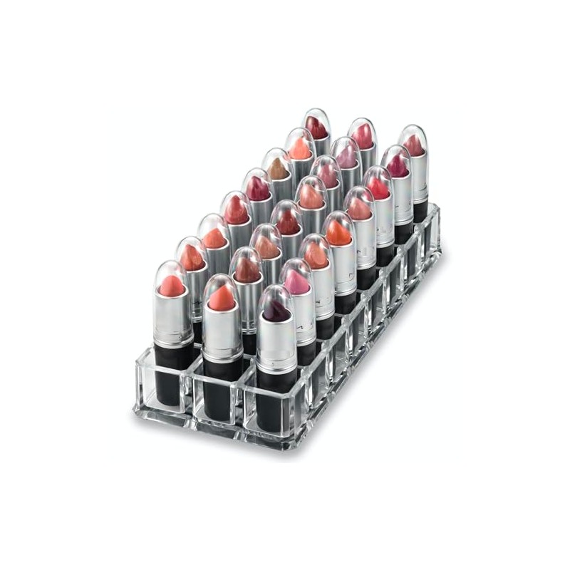 Clear Acrylic Lipstick Caps - Reemplaza Tapas Individuales MAC Originales