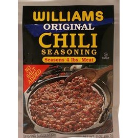 Williams Original Chili Seasoning For 4 lbs. Meat (Pack of 3)