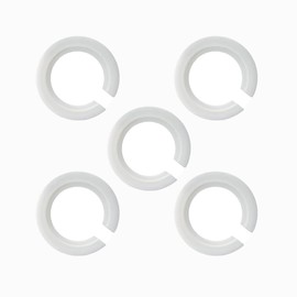 E27 to E14 Lamp Shade Ring Converter 42mm to 29mm to Support Lamp Shade with Duplex Ring Fitting Plastic Lamp Shade Reducer Rings (5)