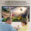 120-inch 16:9 Projector Screen Portable HD Projection Screen Foldable Wall