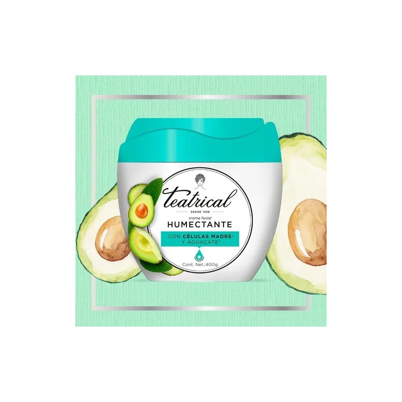 Crema Humectante Facial Teatrical Regeneracin 400 Gramos