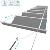 Patio 3'W x 12'L Waterproof Pergola Shade Cover Retractable Canopy