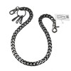 UNIQSUM Soft Cut Curb Cuban Link wallet chain Swivel Trigger